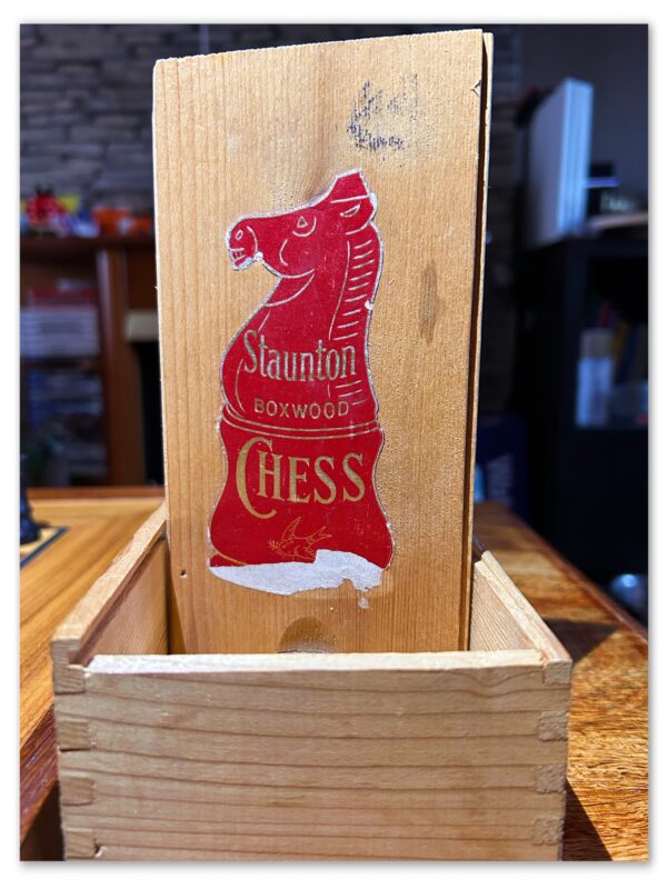 Full Staunton Boxwood Chess Set with Elegant Wooden Board & Original Box - Image 6